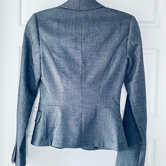 MEXX METROPOLITAN GREY SKIRT SUIT BLAZER SIZE 34 SKIRT SIZE 36 - Picture 3 of 16